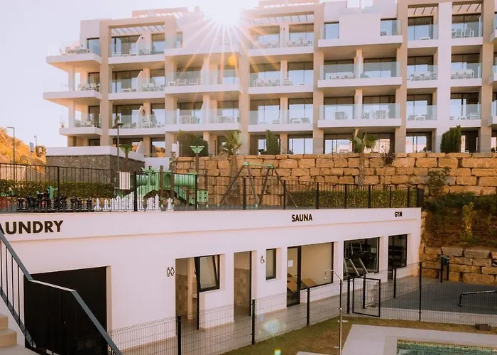 Mijas Met Zee En Zwembadzicht