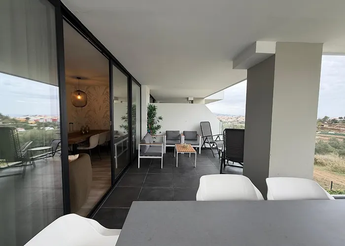 Mijas Met Zee En Zwembadzicht