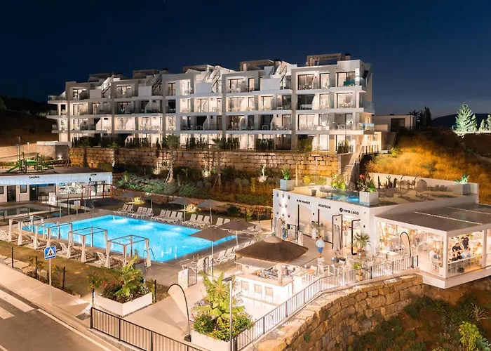 アパート Mijas Met Zee En Zwembadzicht フエンヒロラ