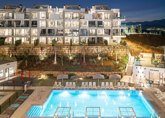 Mijas Met Zee En Zwembadzicht アパート フエンヒロラ